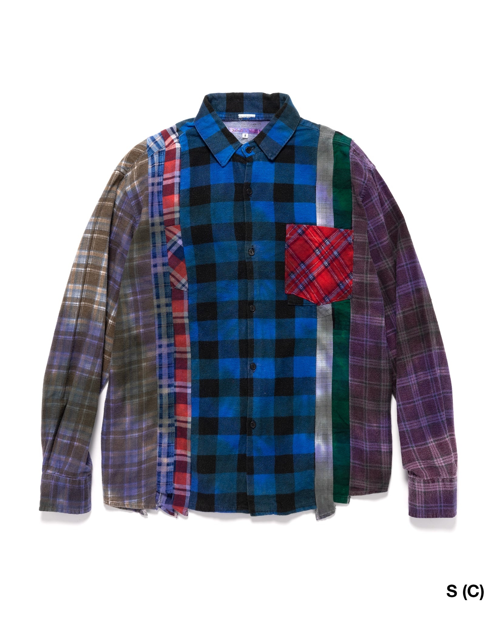 FLANNEL SHIRT -> 7 CUTS SHIRT / TIE DYE ASSORTED - 7