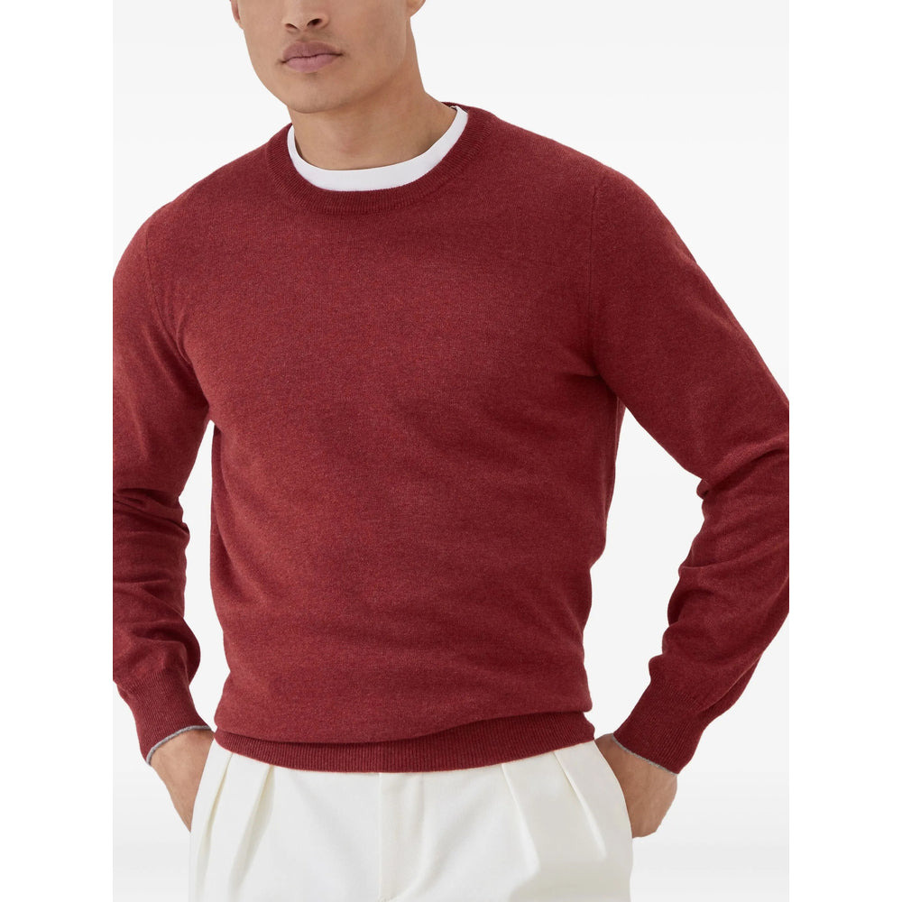 Brunello Cucinelli Red Sweaters & Knitwear - Jumpers Men - 2