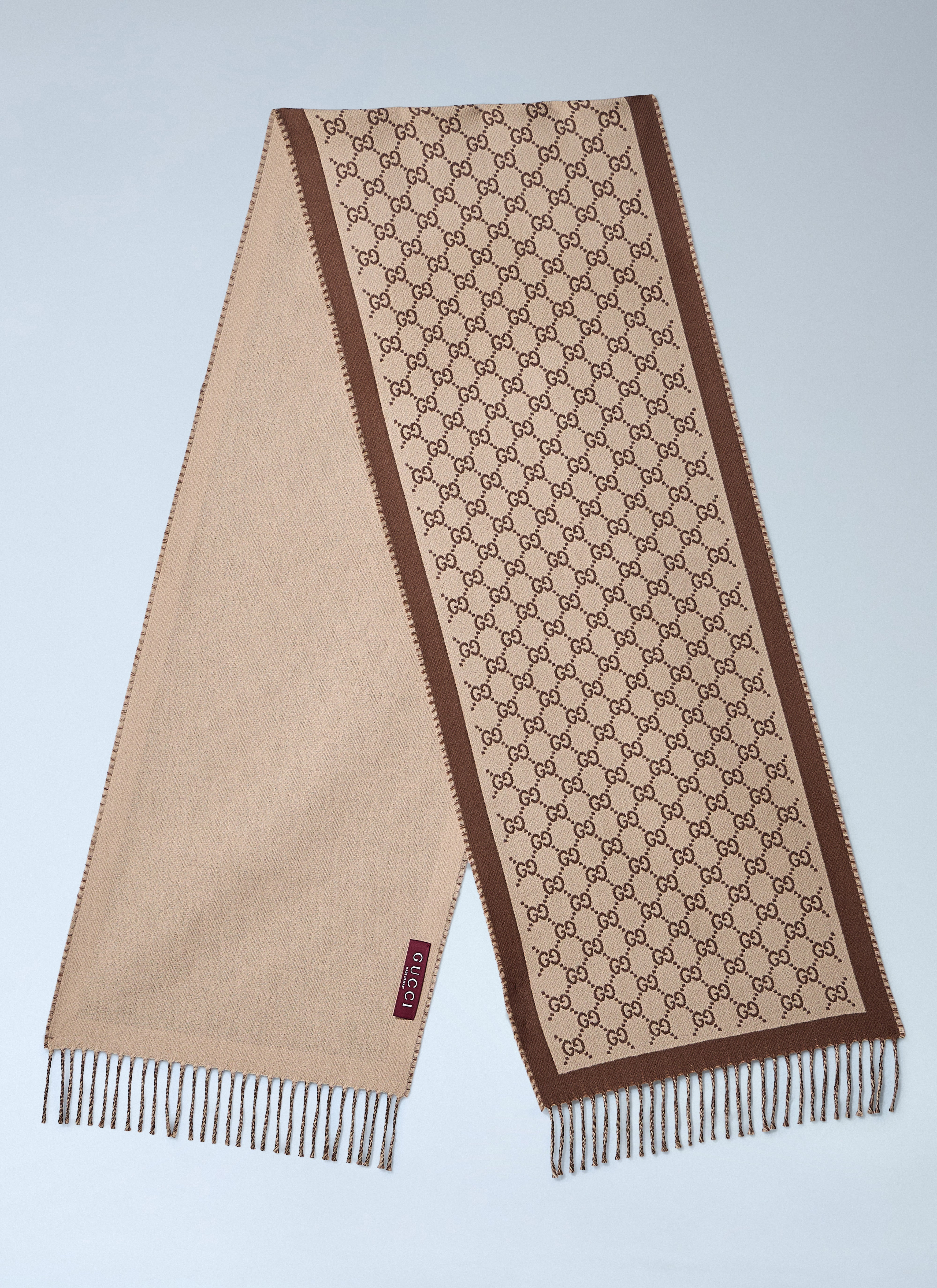 Gucci Women Logo Motf Wool Scarf - 2