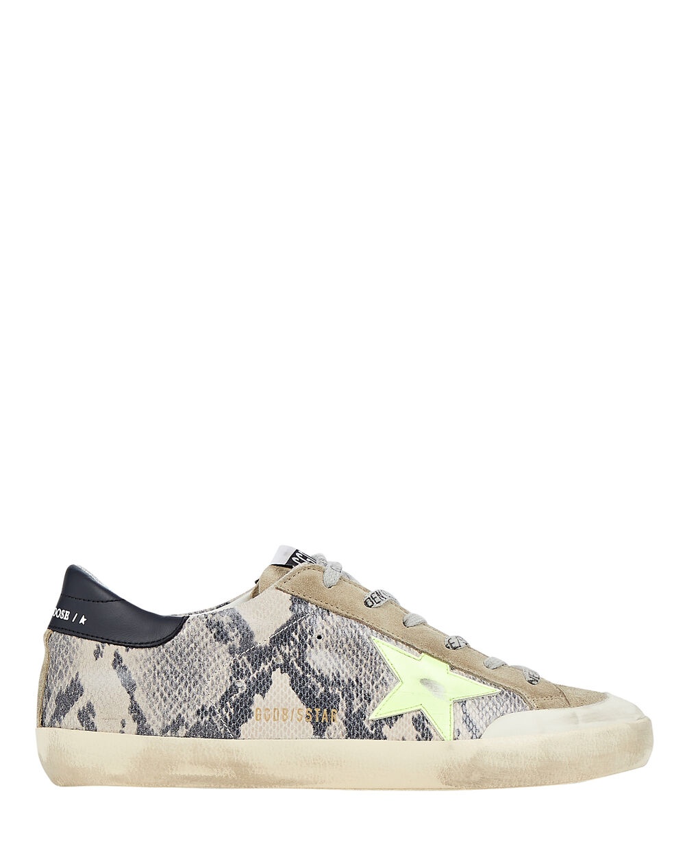 Superstar Python-Embossed Low-Top Sneakers - 1