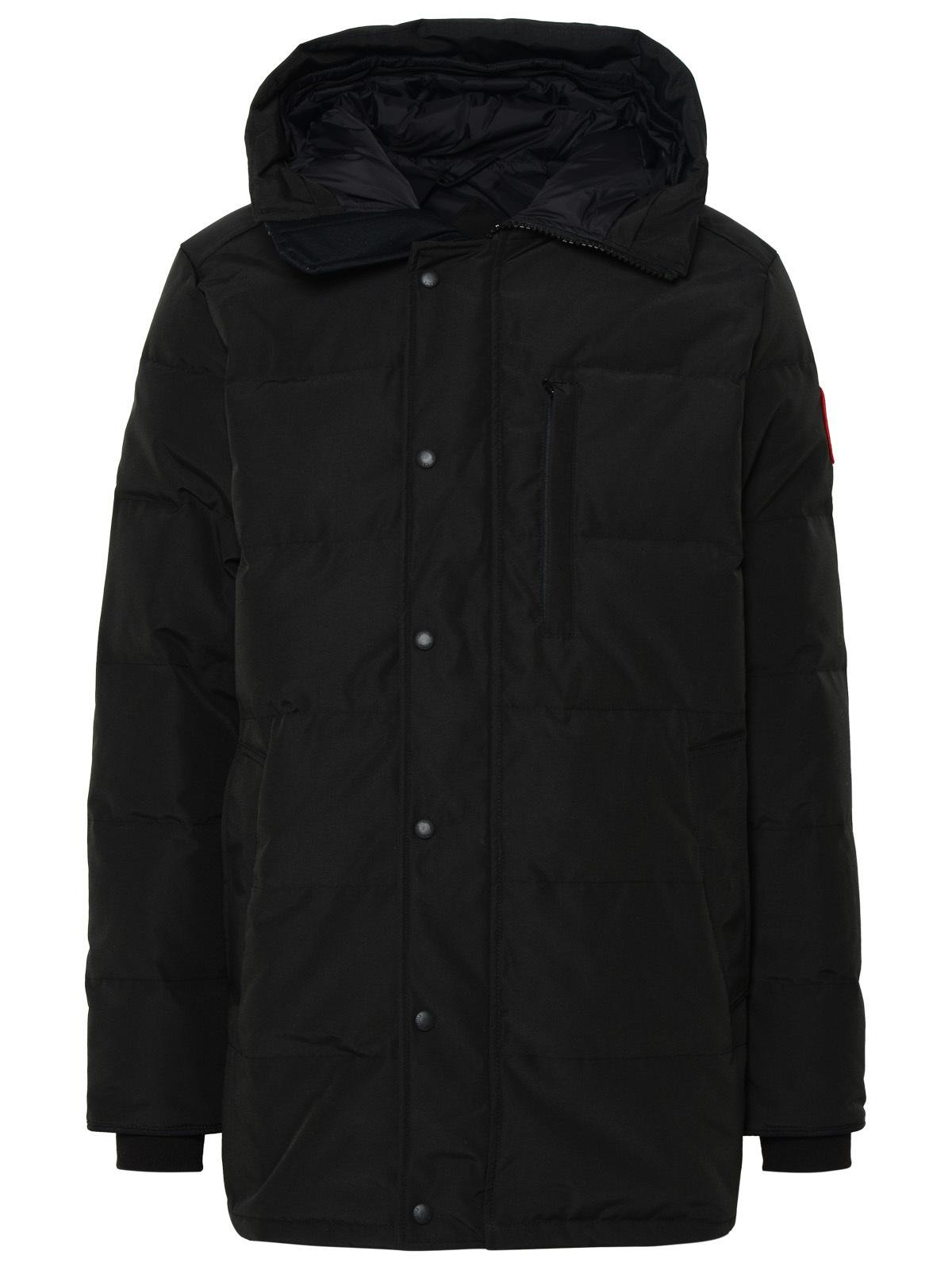 Canada Goose 'Carson' Black Cotton Blend Parka Men - 1