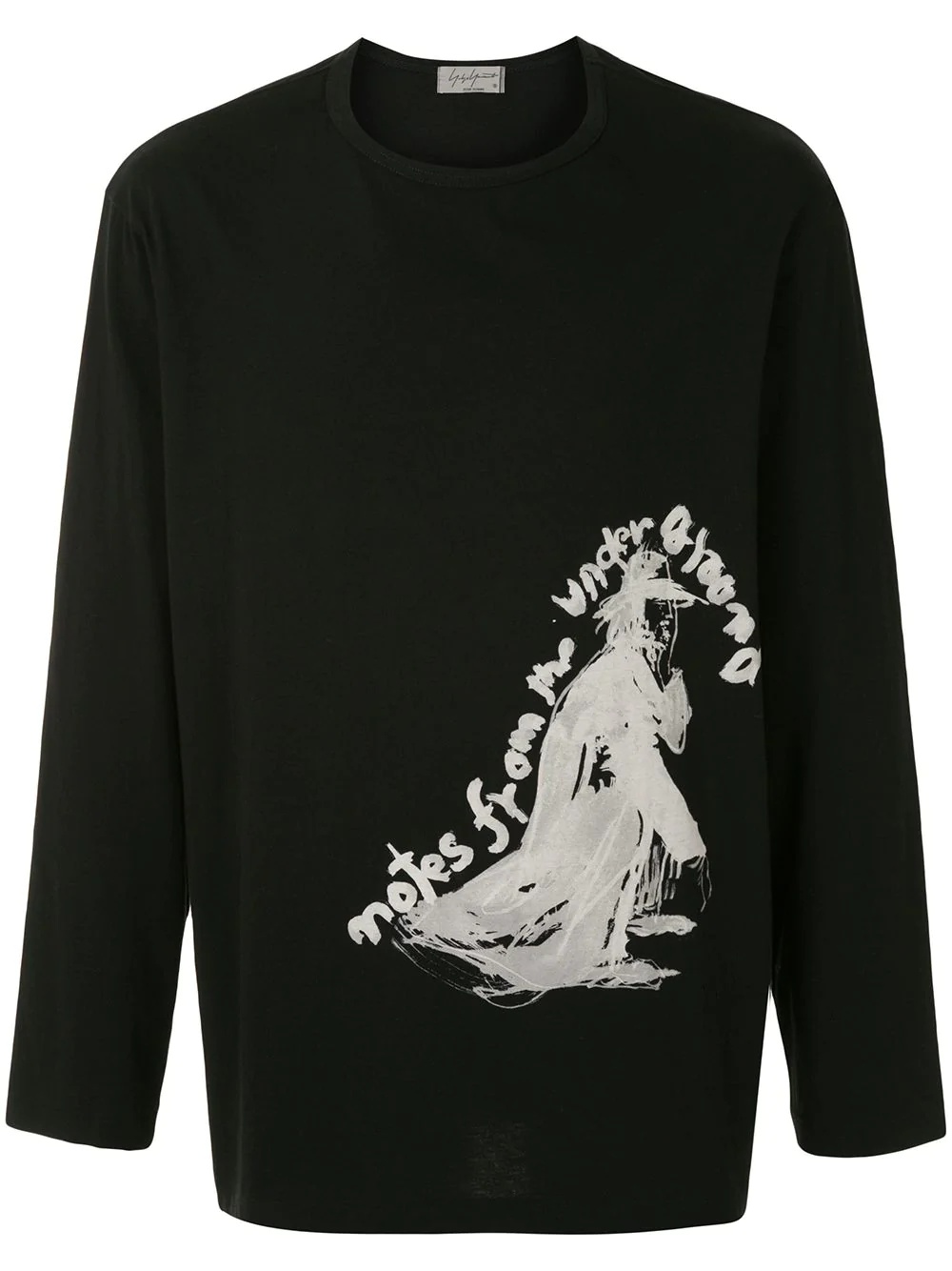 graphic print cotton sweatshirt - 1