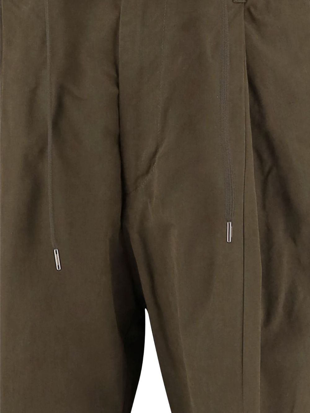 pleated drawstring trousers - 3