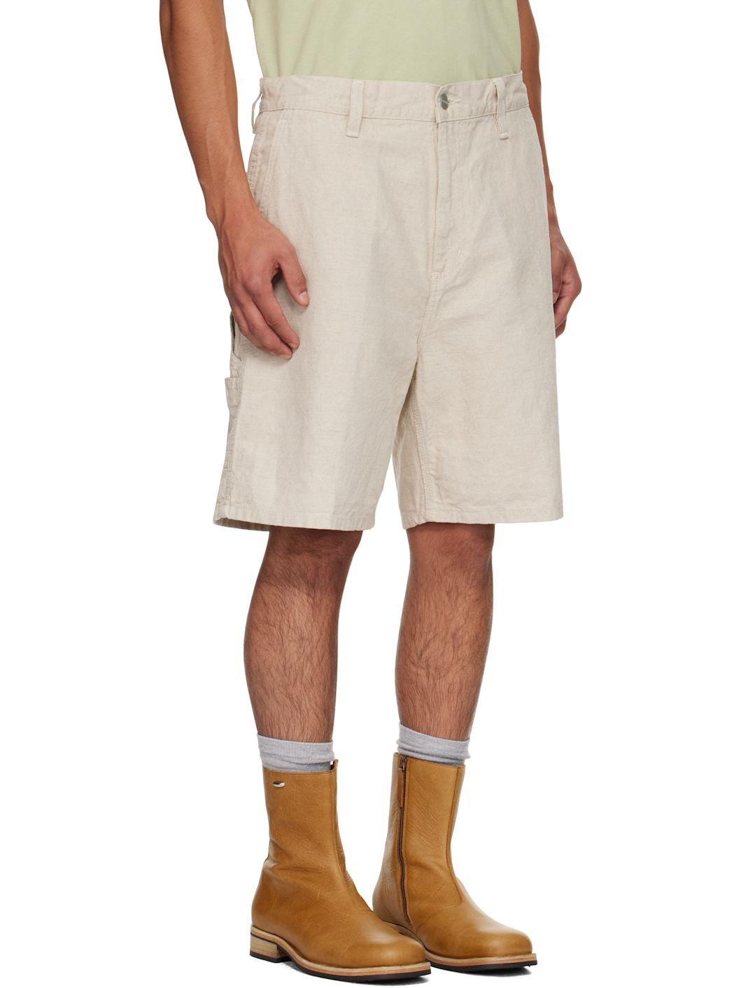 Off-White Walter Single Knee Shorts - 2