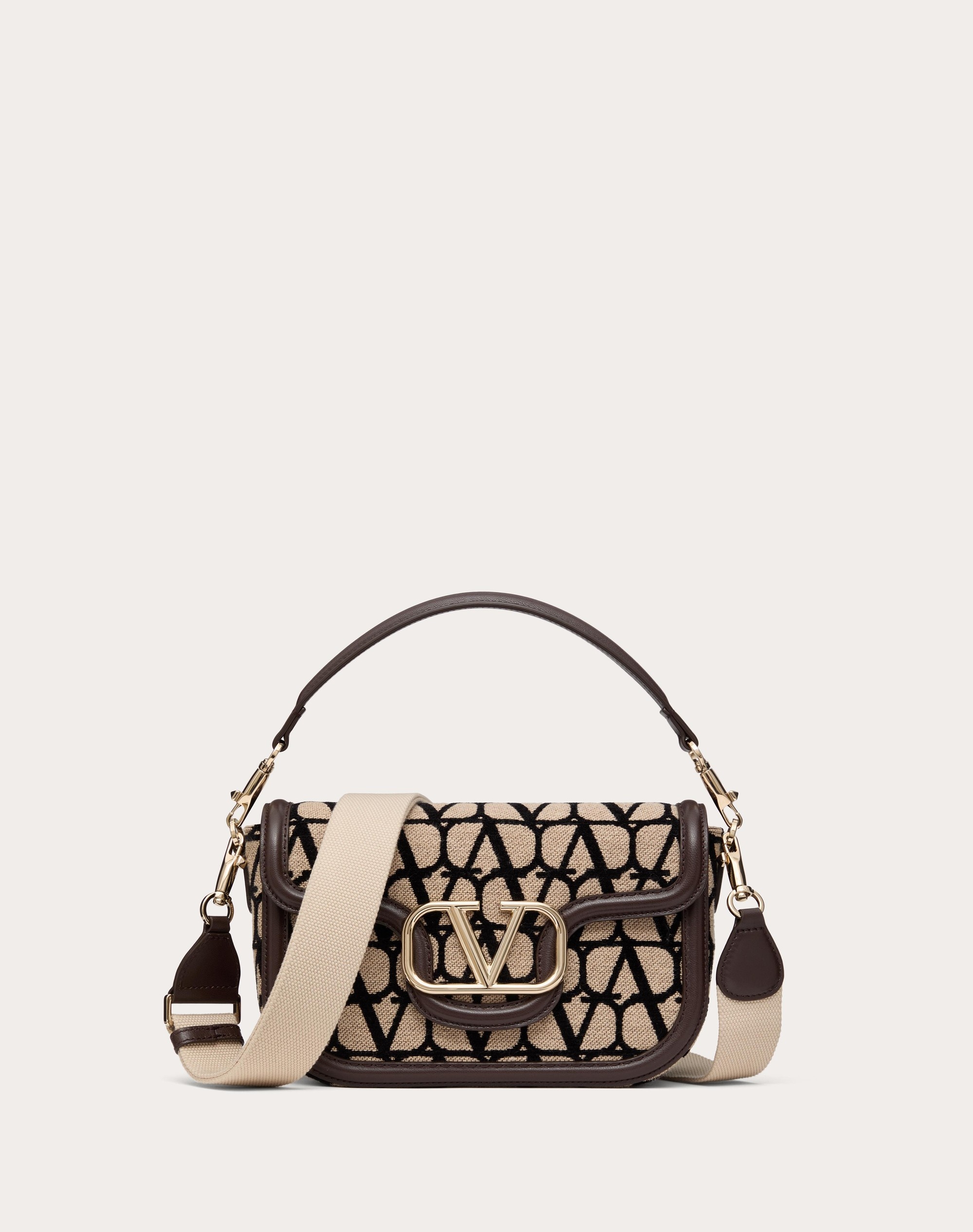 VALENTINO GARAVANI ALLTIME TOILE ICONOGRAPHE SHOULDER BAG - 1