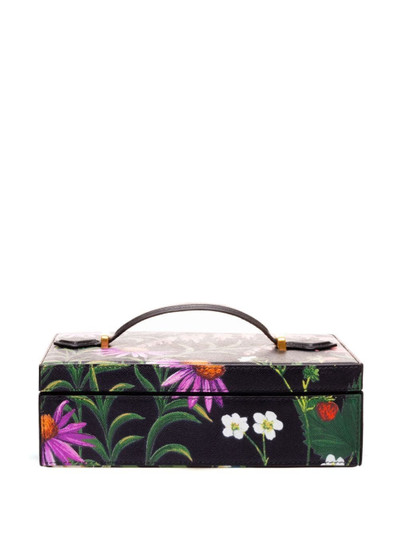 Oscar de la Renta Alibi leather clutch outlook