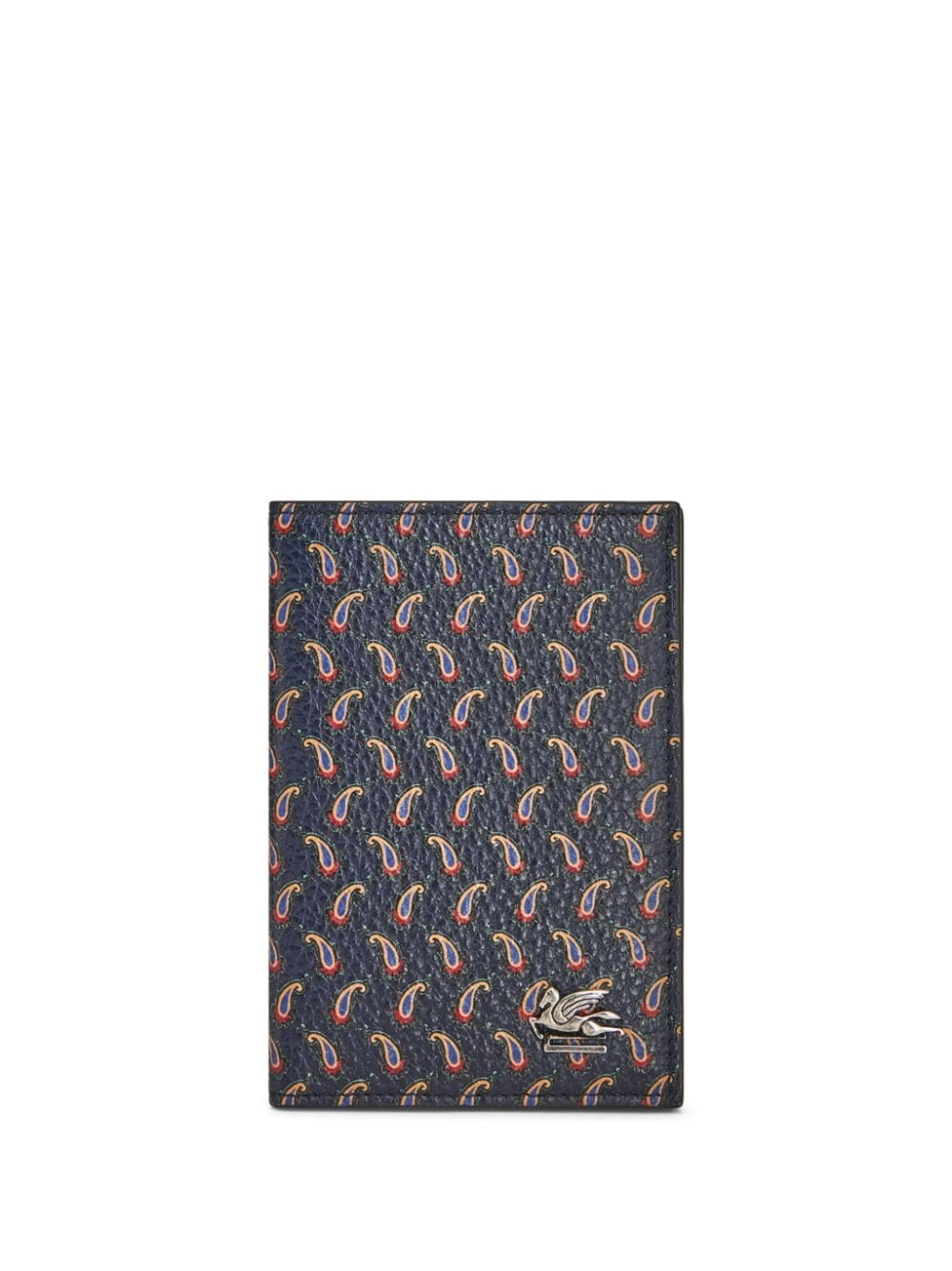 Pegaso-plaque paisley-print wallet - 1