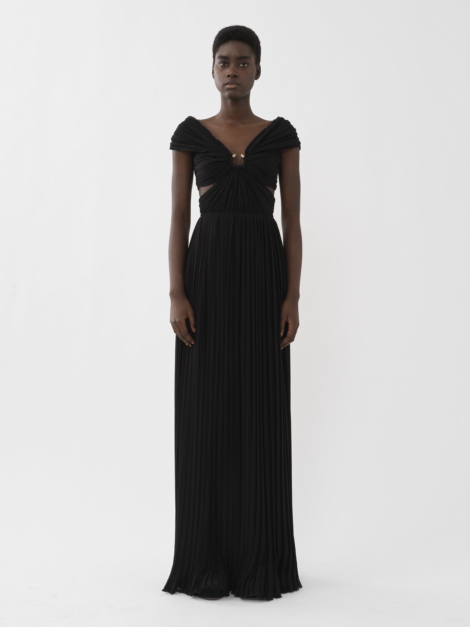 OFF-THE-SHOULDER EVENING GOWN - 2