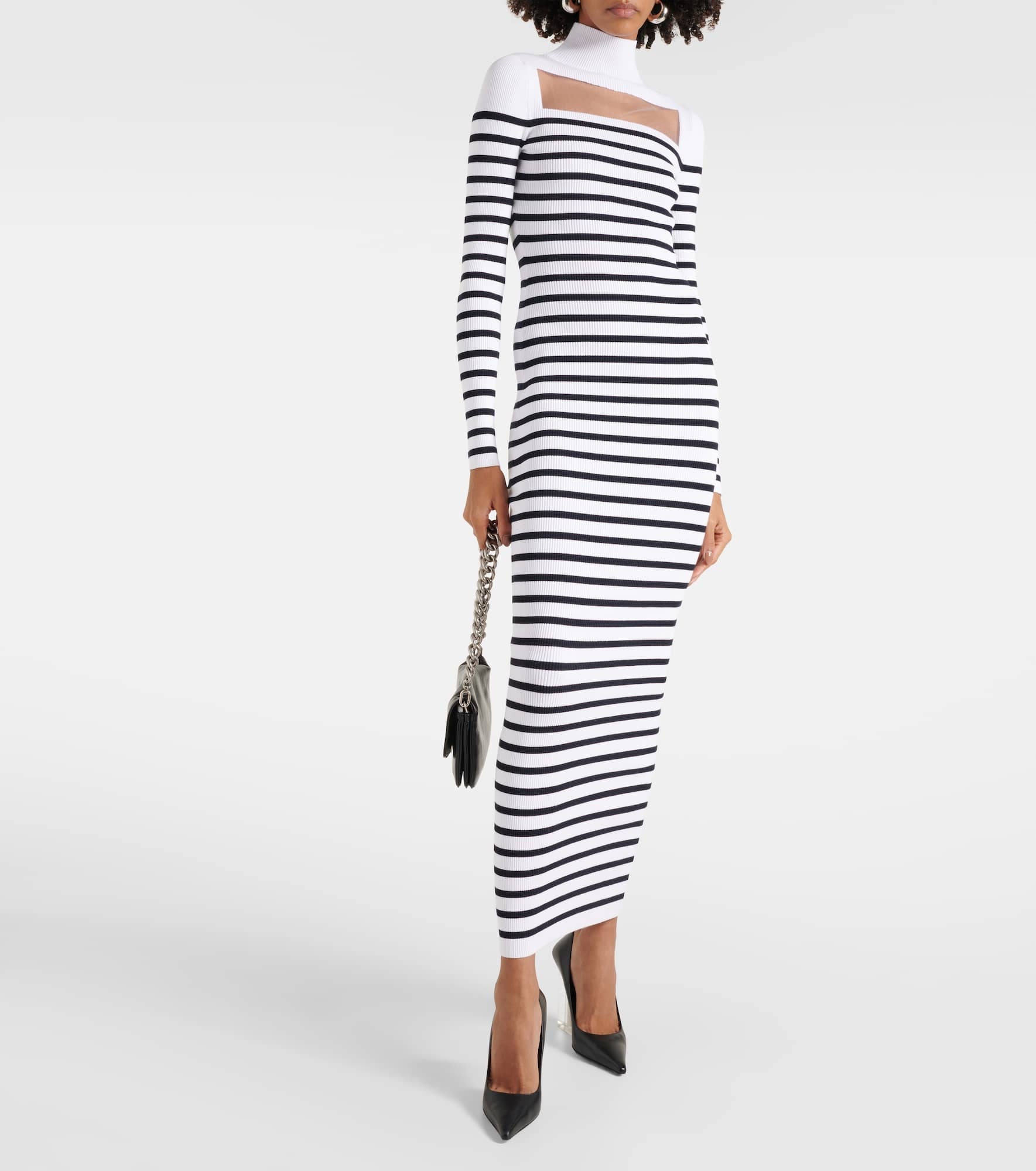 Striped maxi dress - 2