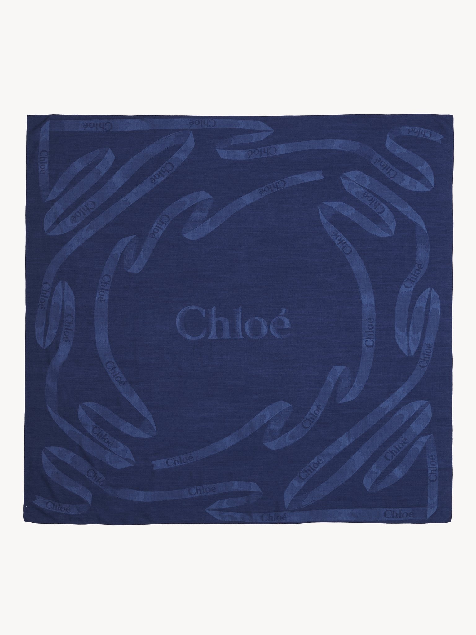RIBBON JACQUARD SHAWL - 1