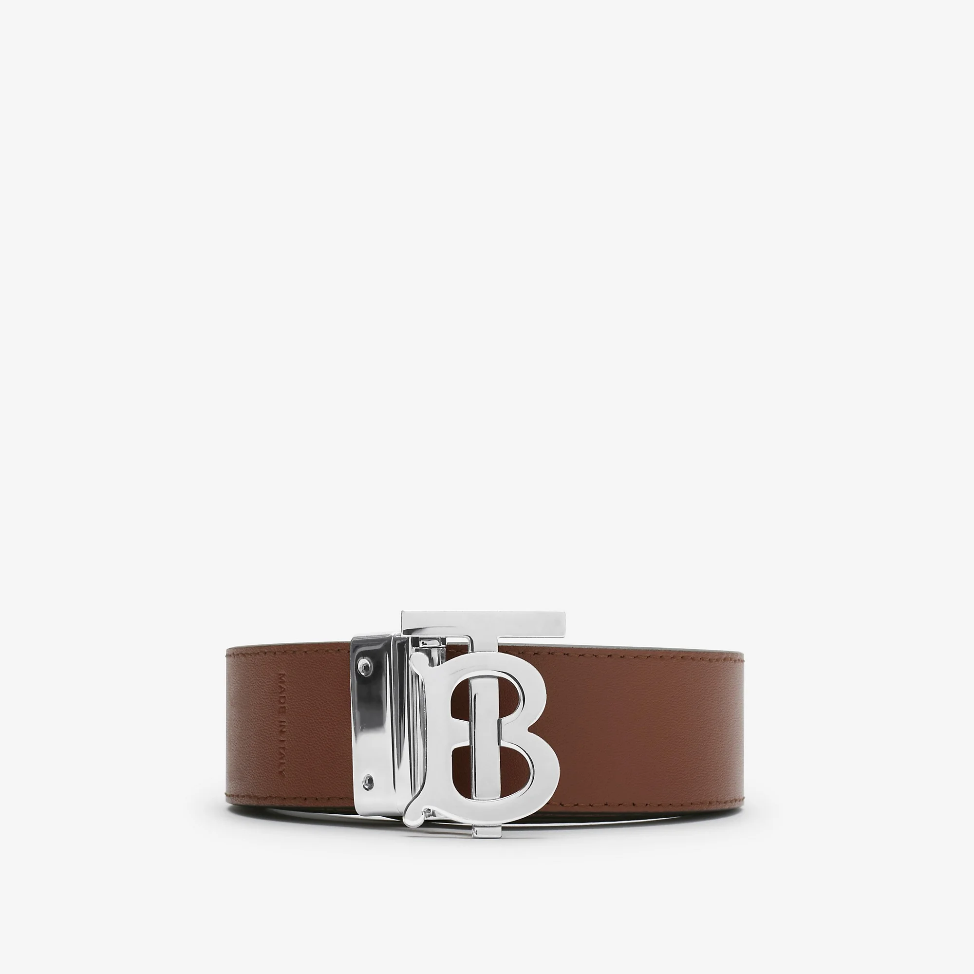 Burberry Monogram Motif Leather Belt Burberry Reversible Monogram Motif Leather Belt | REVERSIBLE main image 4