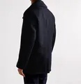 Melton Wool-Blend Peacoat - 9