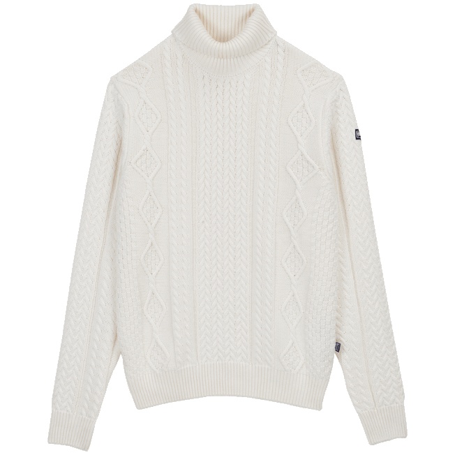 Men Cotton Cashmere Turtle Neck Sweater - 1