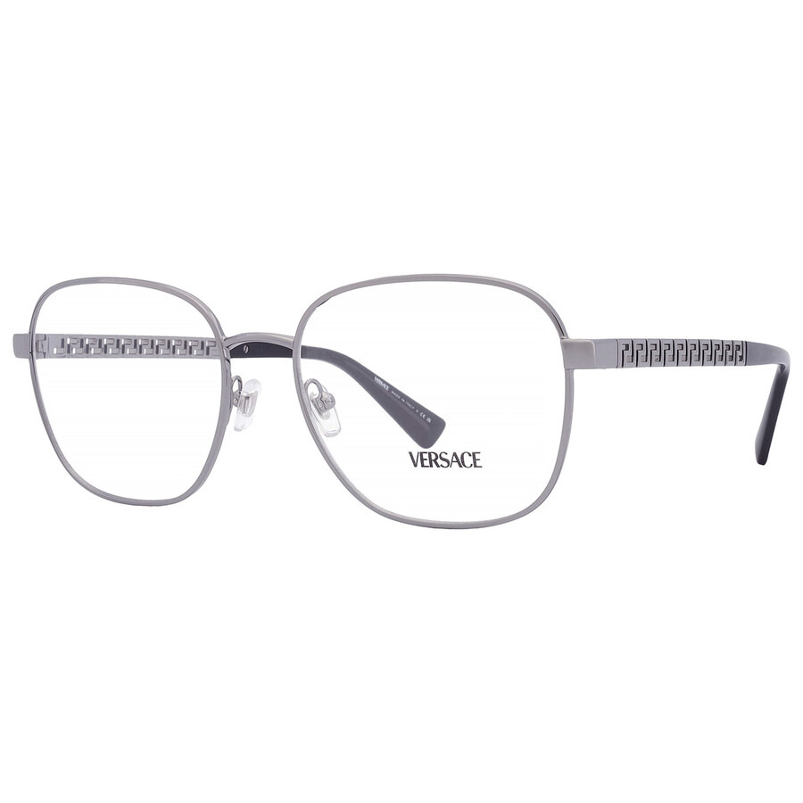 Versace Demo Square Men's Eyeglasses VE1290 1001 56 - 3