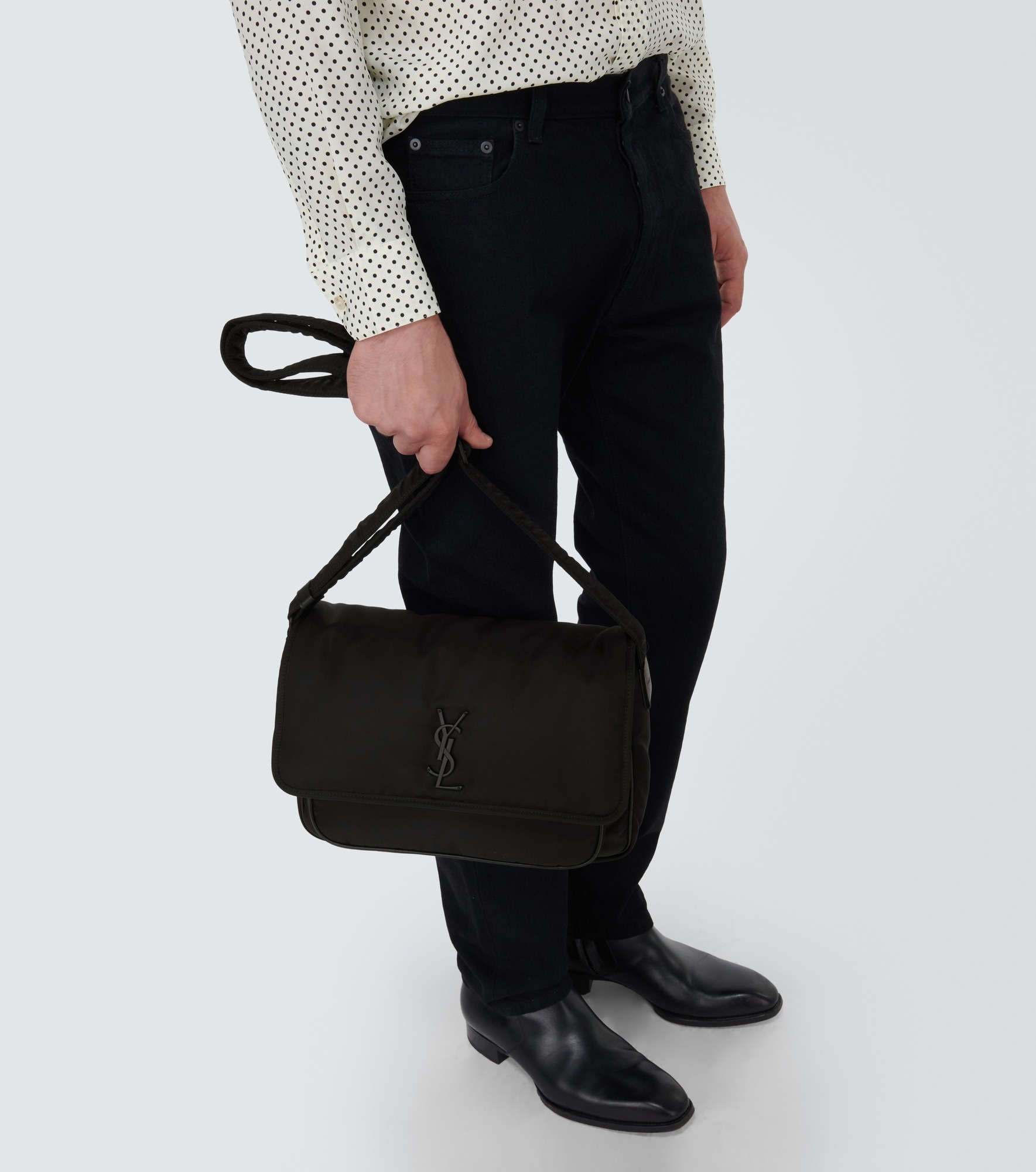 Logo nylon messenger bag - 2