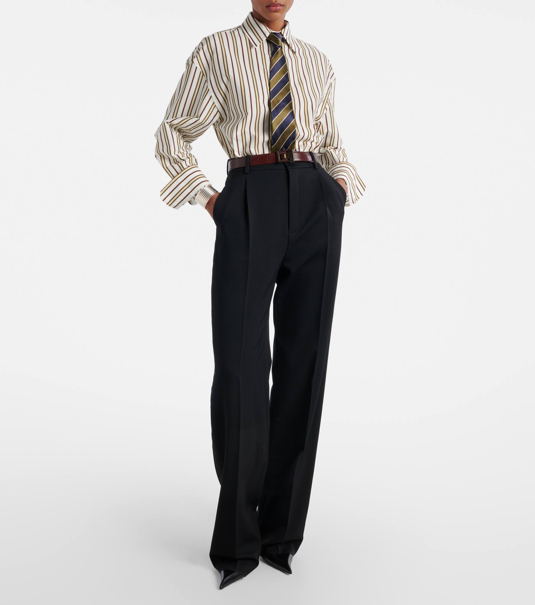 Cassandre striped cotton poplin shirt - 2
