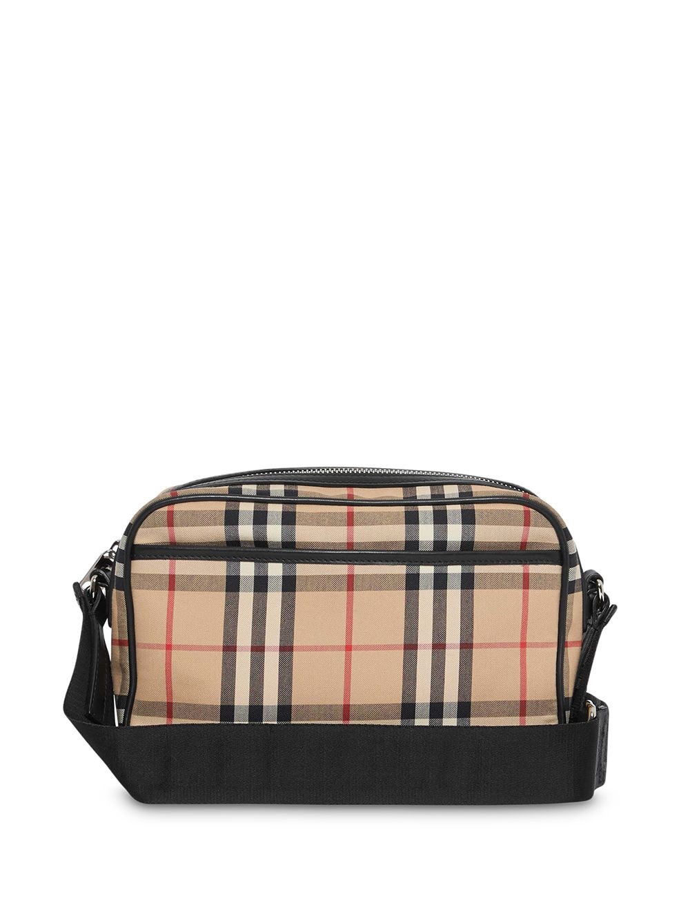 Vintage Check and Leather Crossbody Bag - 2