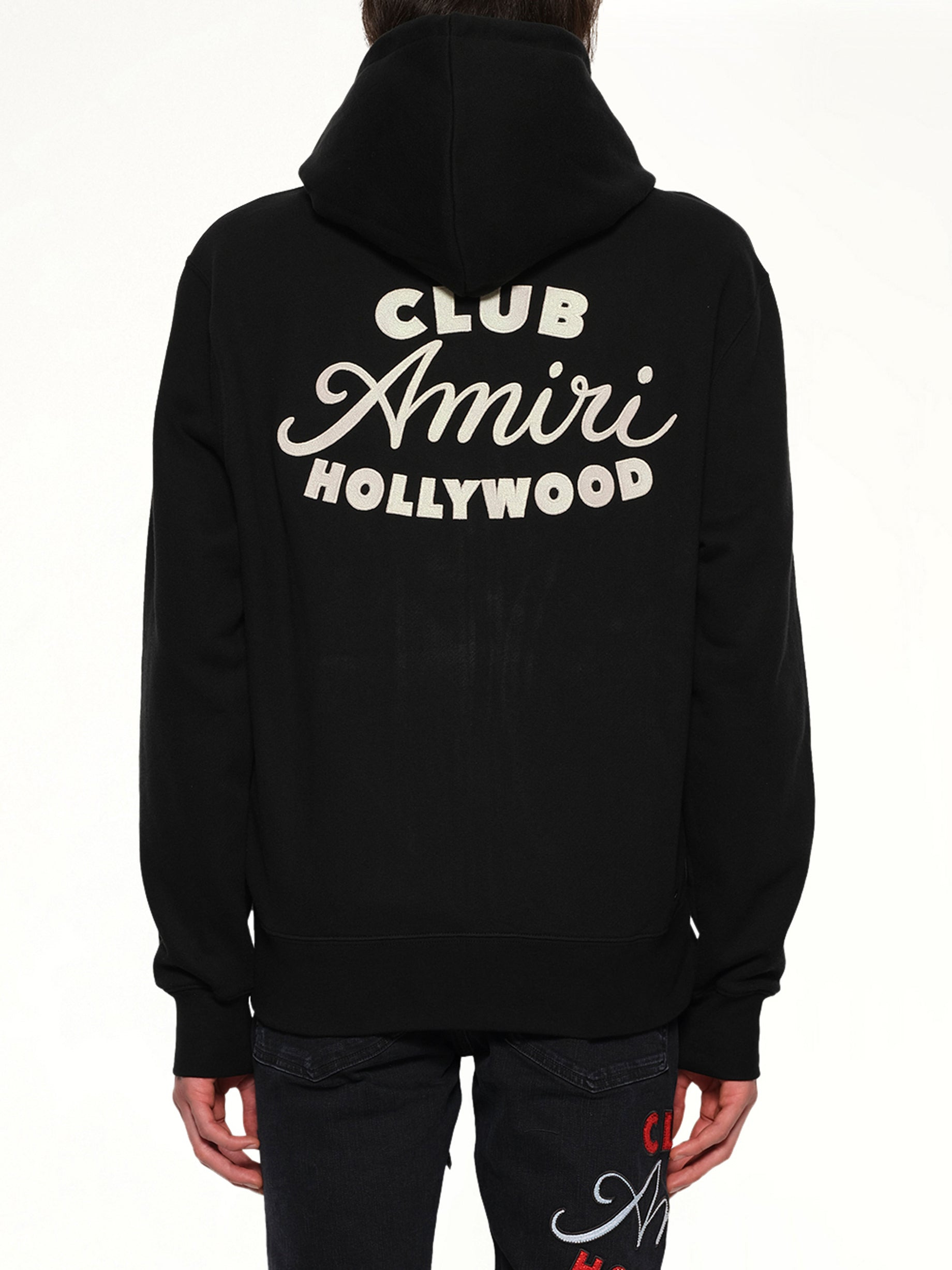 Club Amiri Zip Hoodie in Black - 5