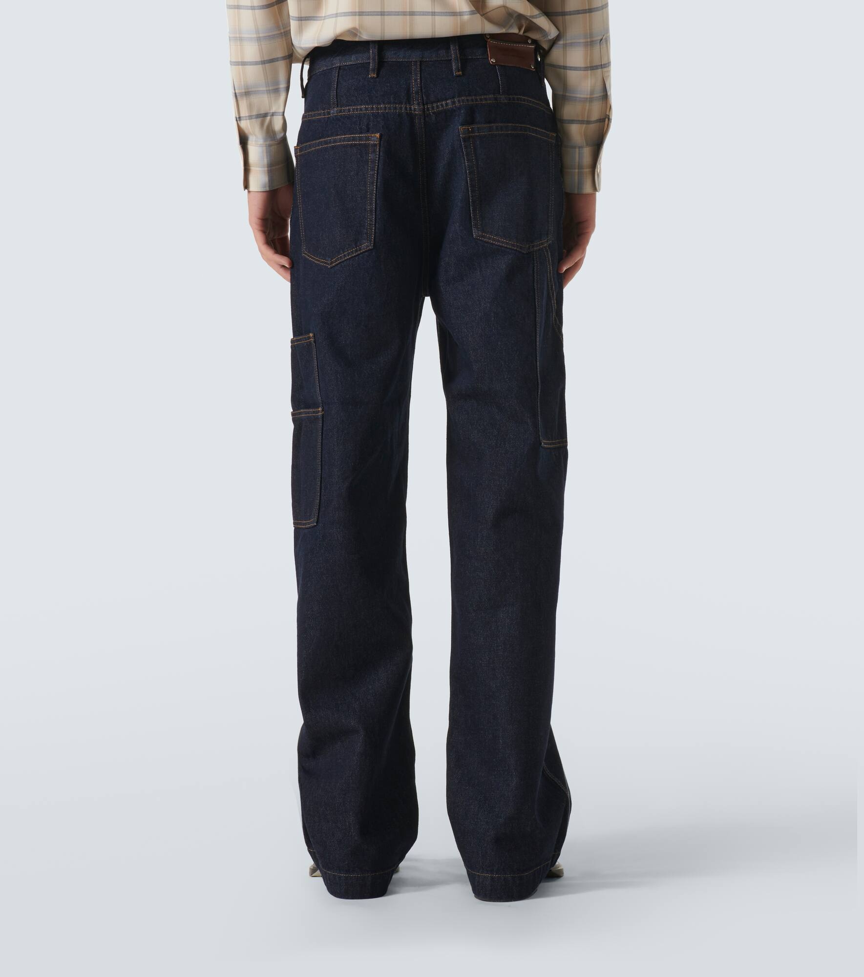 Mid-rise straight jeans - 4