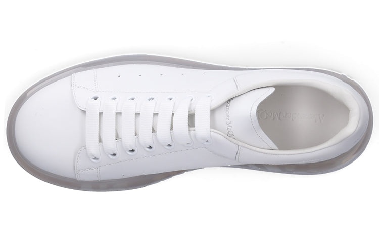 Alexander McQueen Oversized Sneaker 'White Clear Sole' 604232WHX989000 - 4