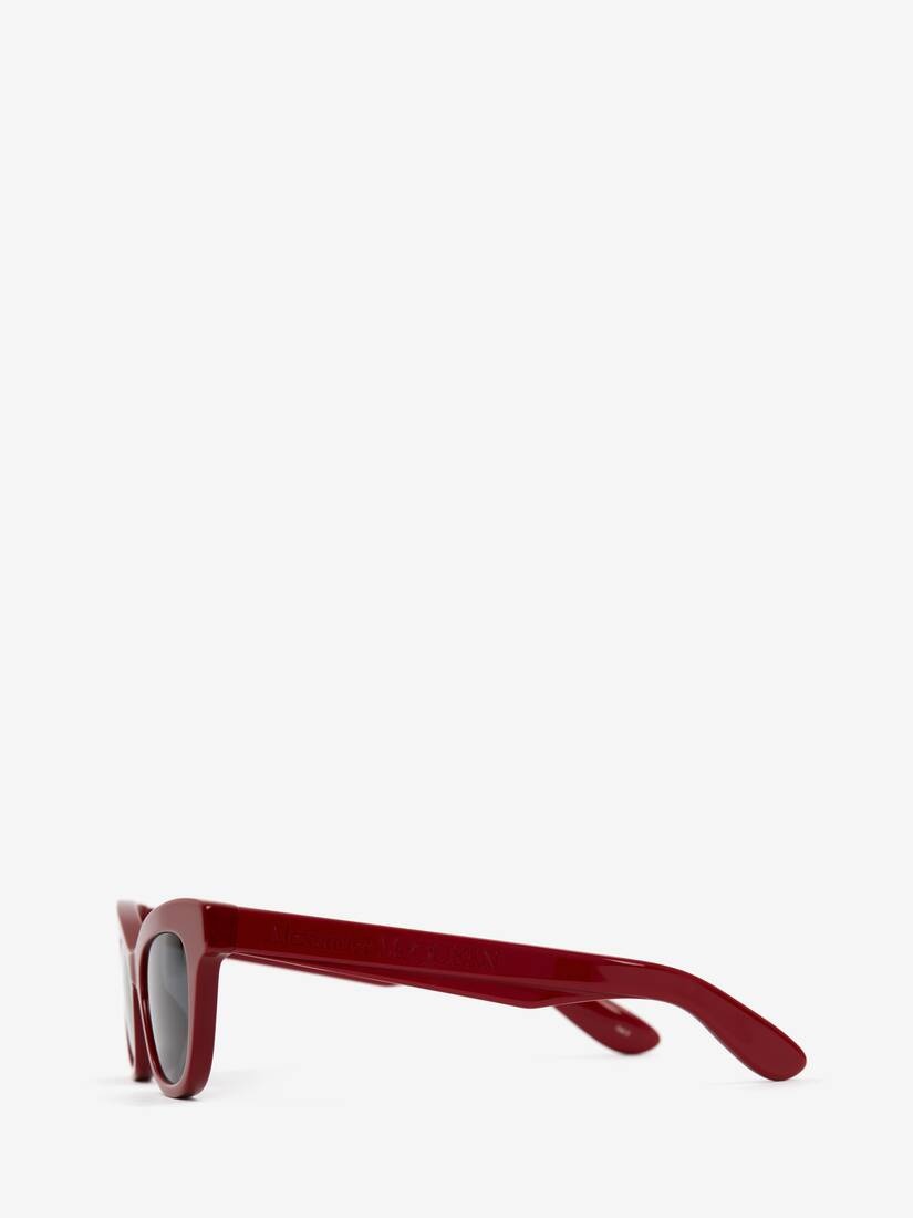 Women's McQueen Cat-eye Sunglasses in Rot - 2