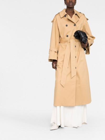 BY MALENE BIRGER Alanis double-breasted belted trench coat outlook