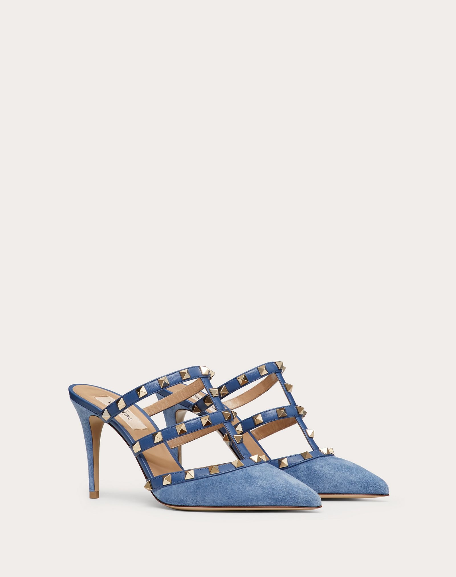 Rockstud Suede Mule 90 mm - 2