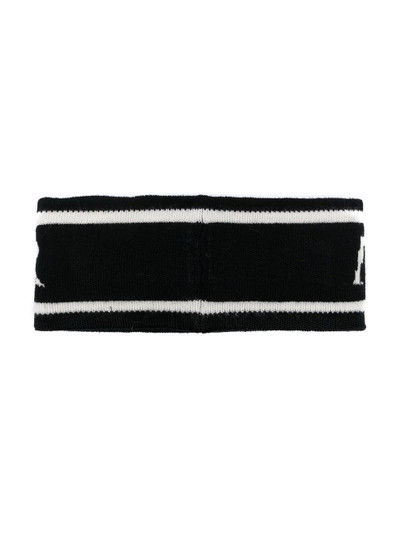 Moncler logo intarsia-knit headband outlook