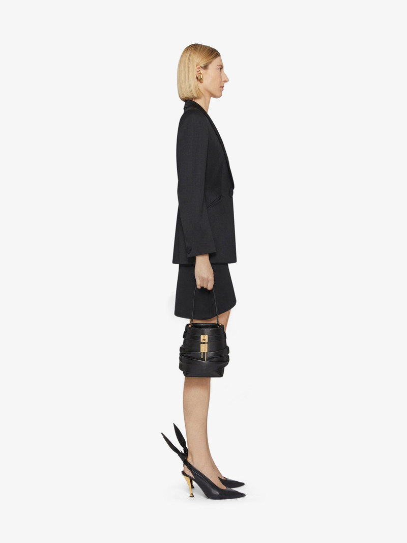Givenchy SHARK LOCK BUCKET BAG IN NAPPA LEATHER outlook