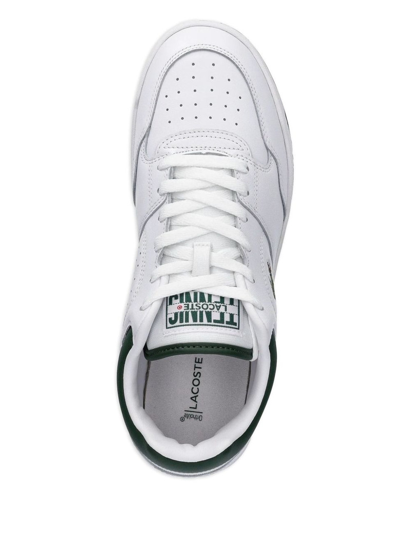 LACOSTE leather logo-detail sneakers outlook