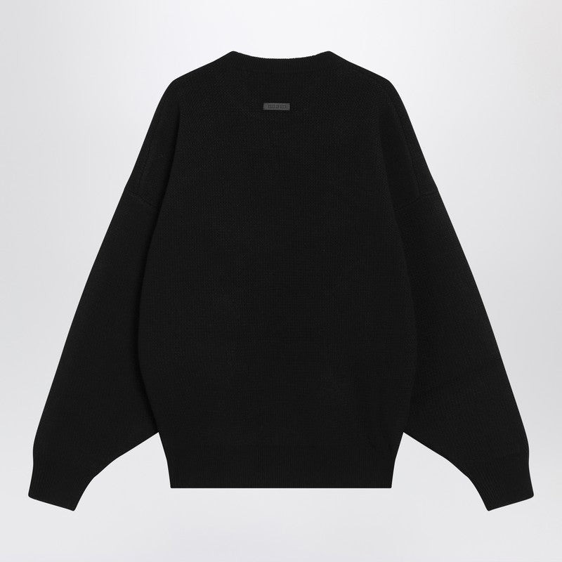 Fear of God Fear Of God Black Crewneck Sweater In Wool Men outlook