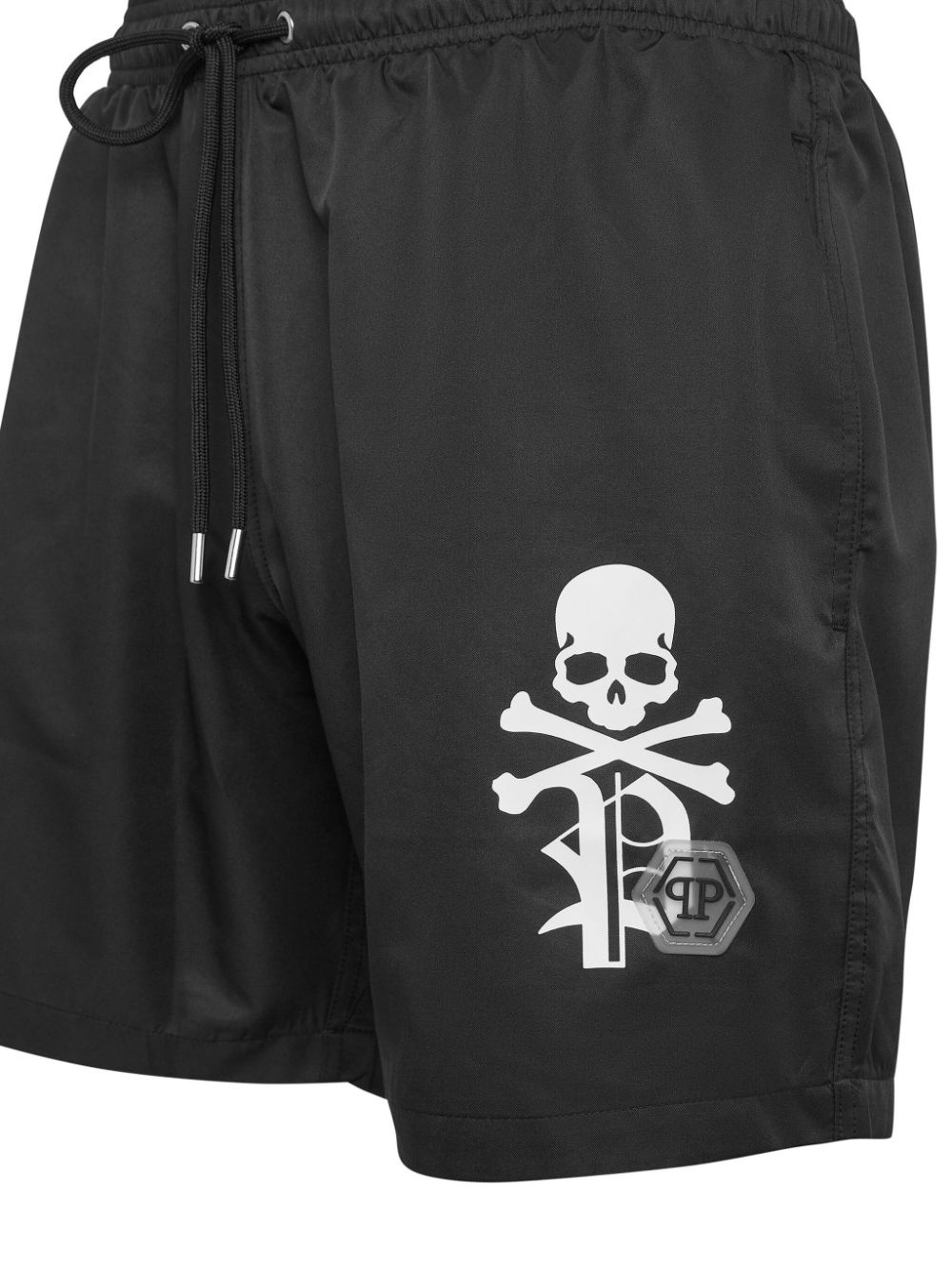 logo-print swim shorts - 2