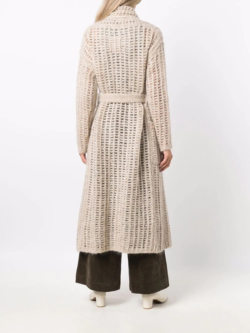 open-knit long cardigan 4