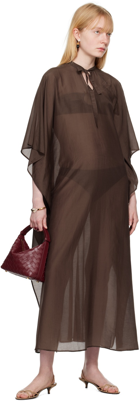 Brown Cove Maxi Dress - 8