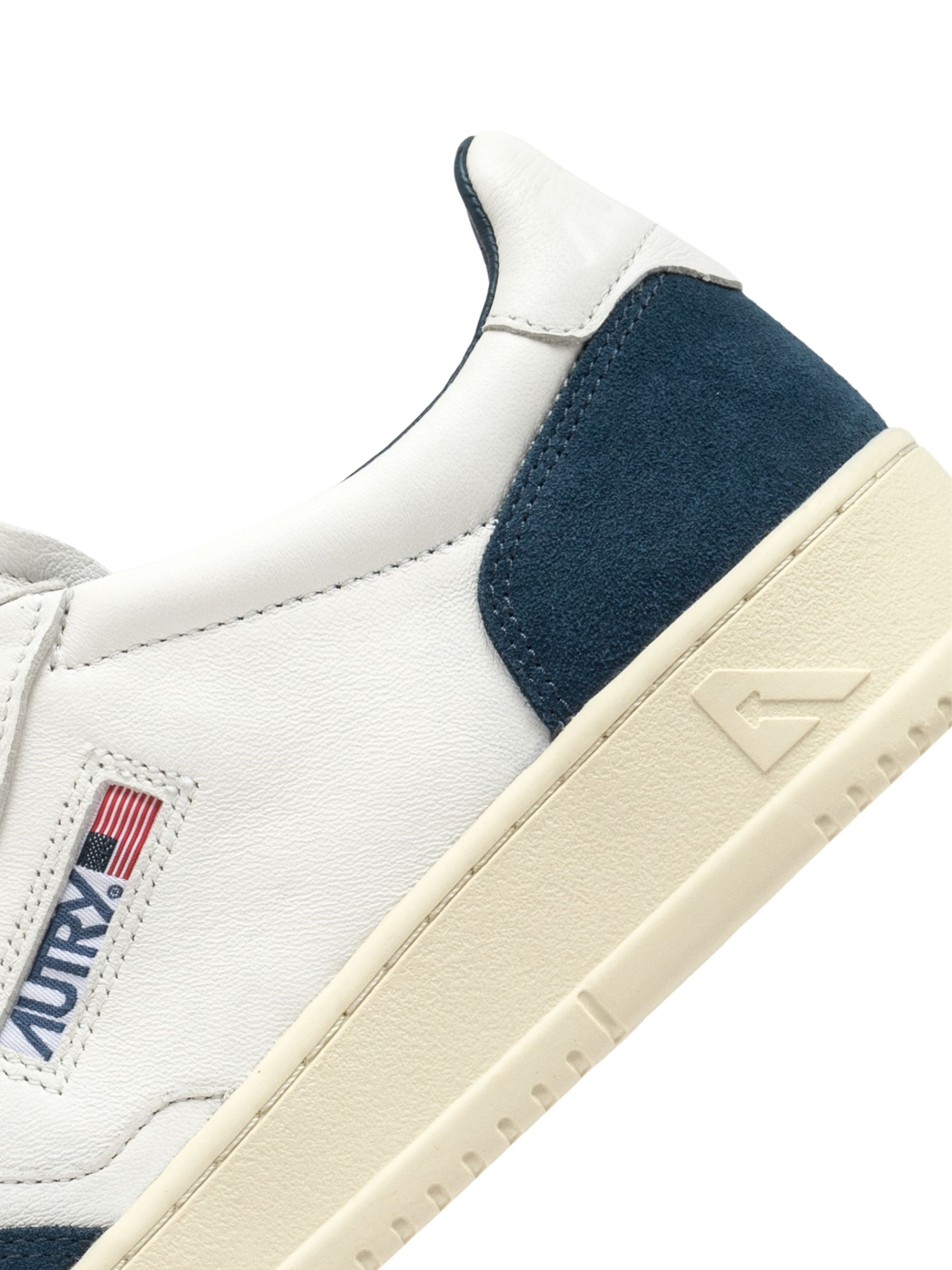 LEATHER SNEAKER WITH LOGO - 6
