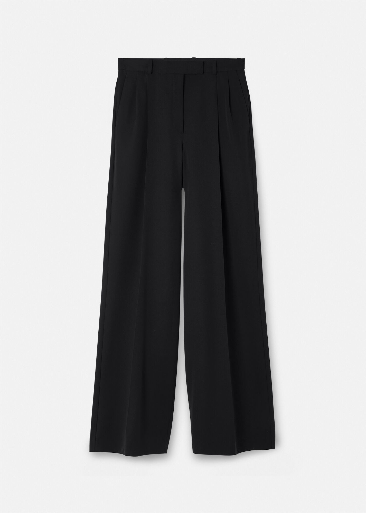 Pleated Wide-Leg Pants - 1