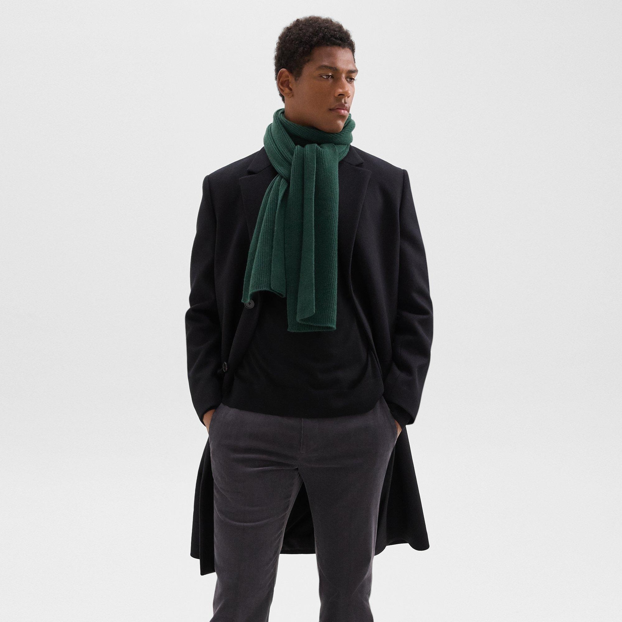 Camden Scarf in Ribbed Cashmere - 2