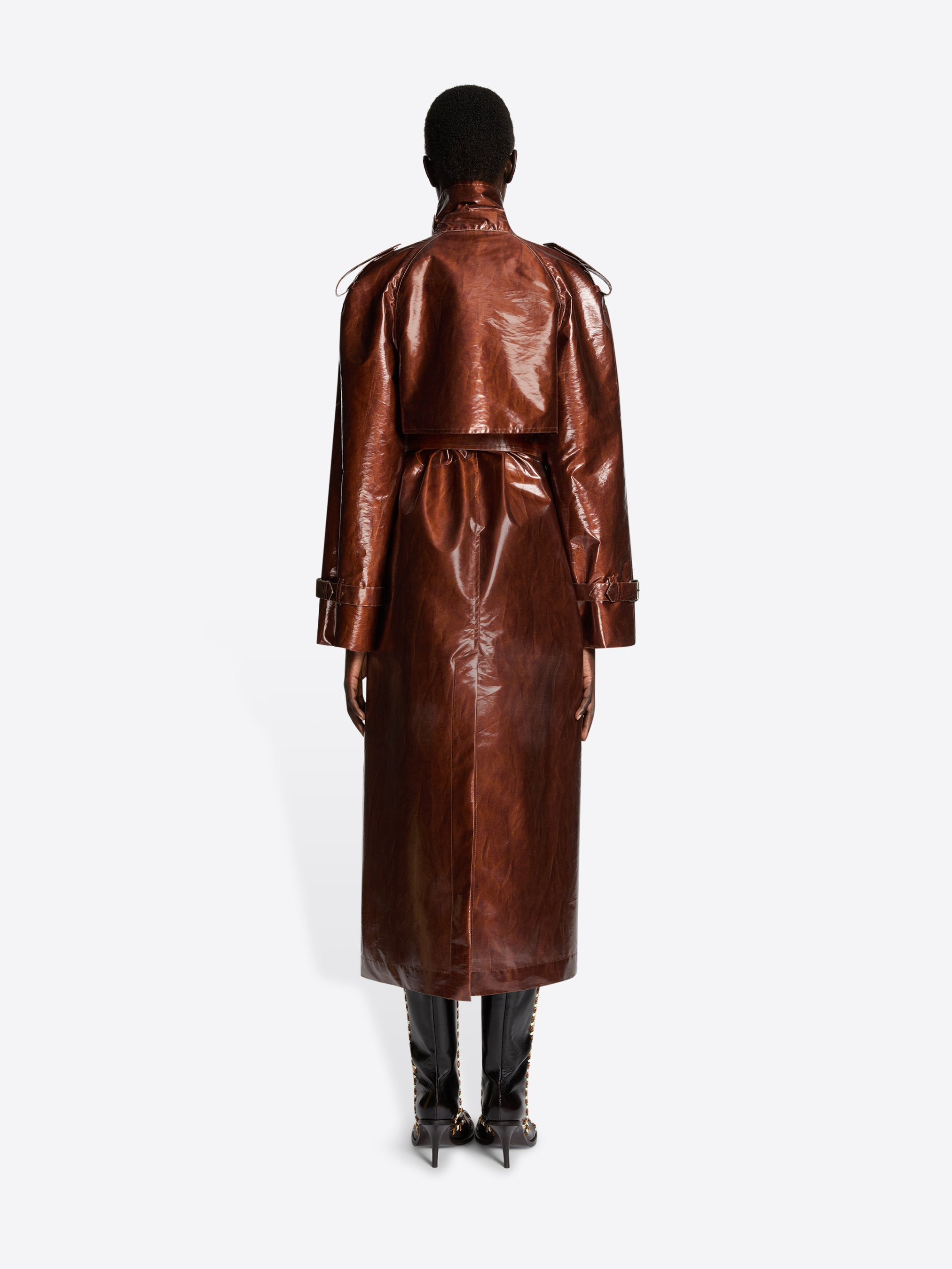 WATER REPELLENT TRENCH COAT - 4