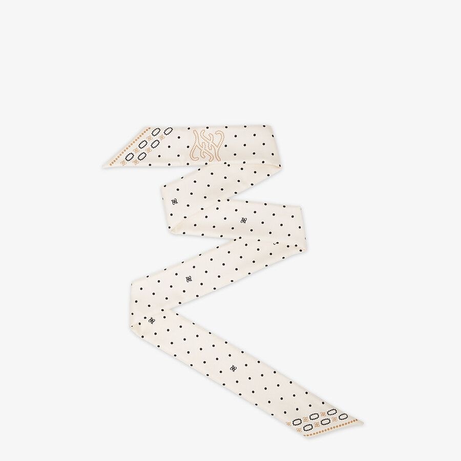 White silk bandeau - 1