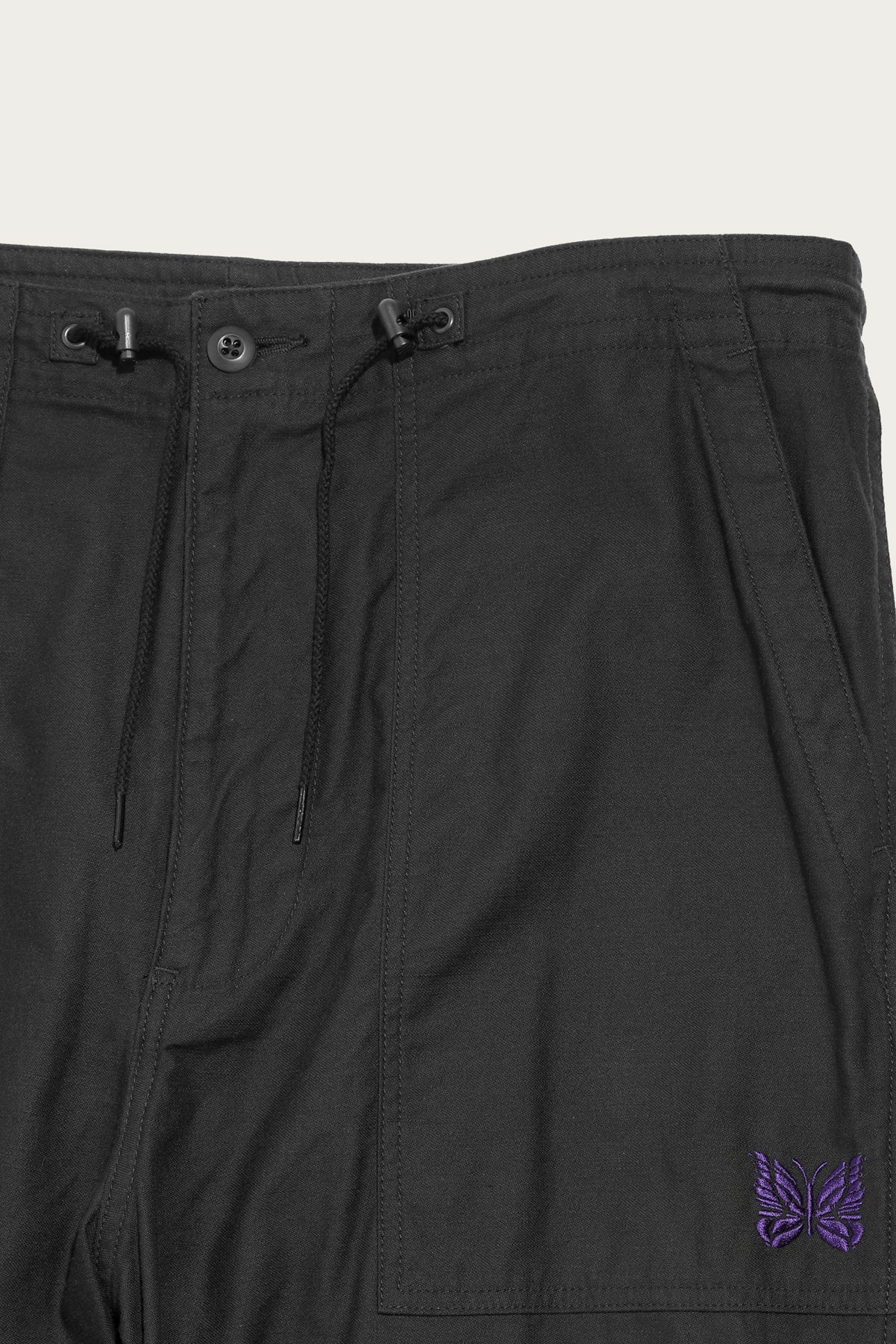 String Fatigue Pant - Black - 2