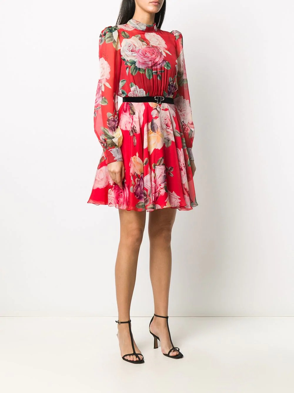 Fyrial floral print mini dress - 2