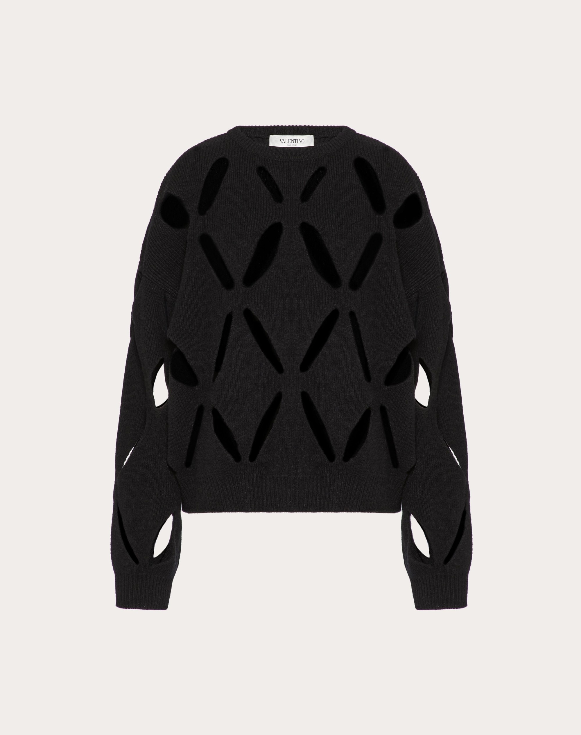 EMBROIDERED WOOL SWEATER - 1