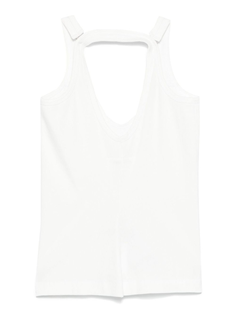 MM6 Maison Margiela strap-detail tank top outlook