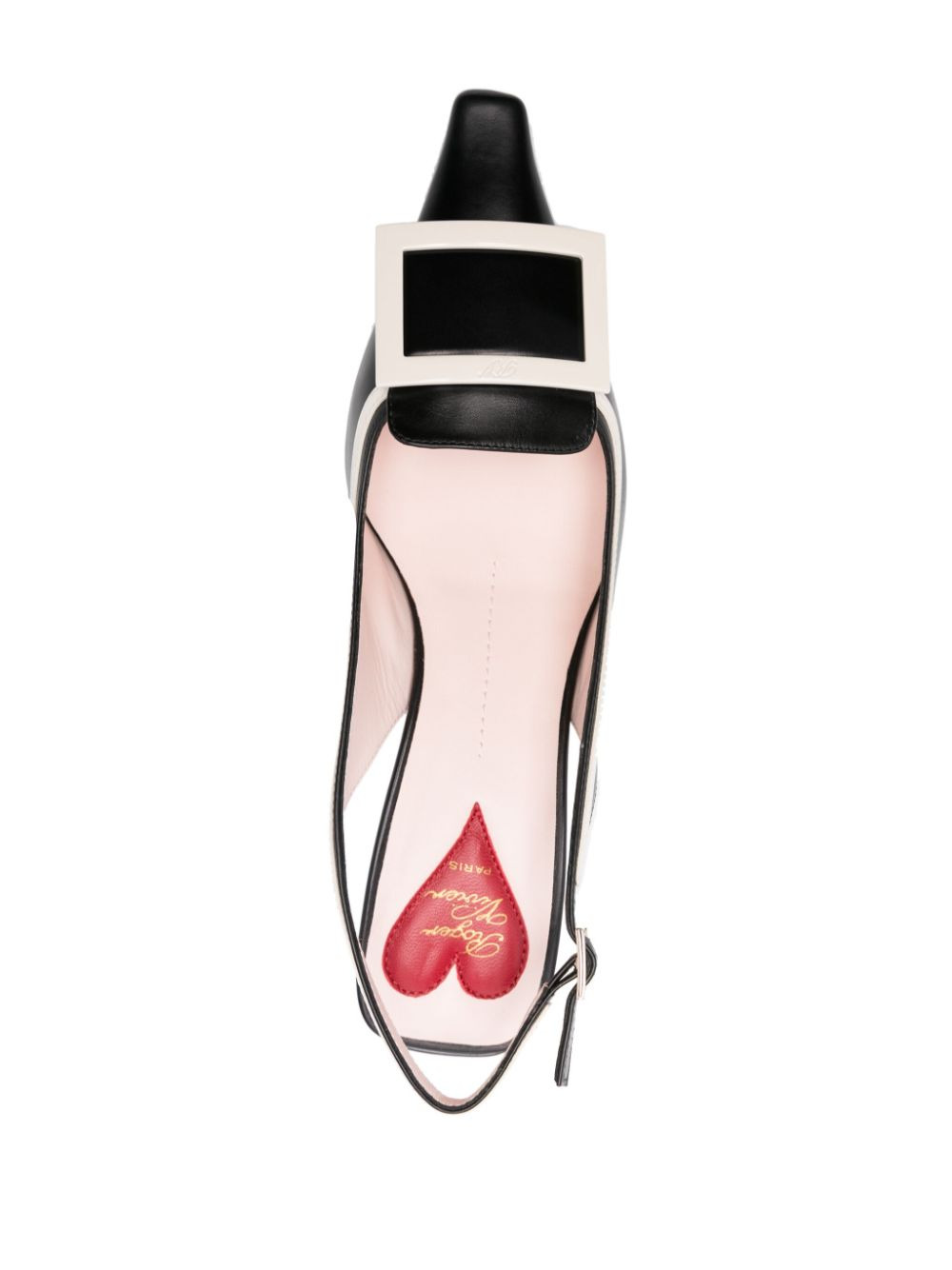 Roger Vivier Women Viv' Canard Leather Slingback Pumps - 3