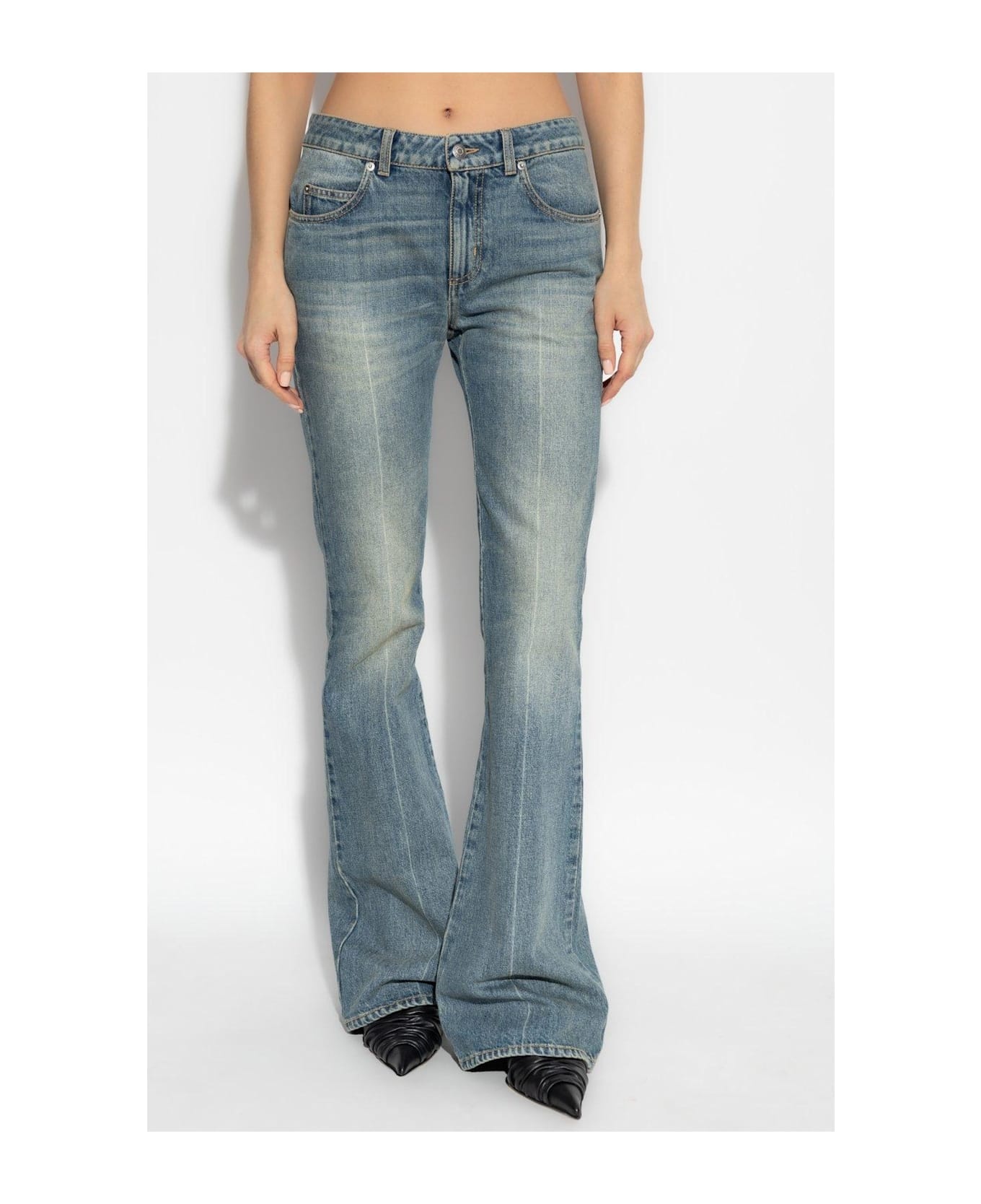Flared Slim-fit Jeans - 2