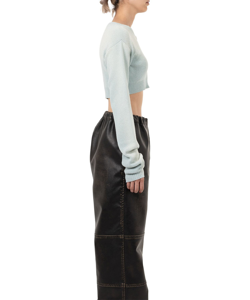 Sun Faded Like Cropped Knit Sweater 13