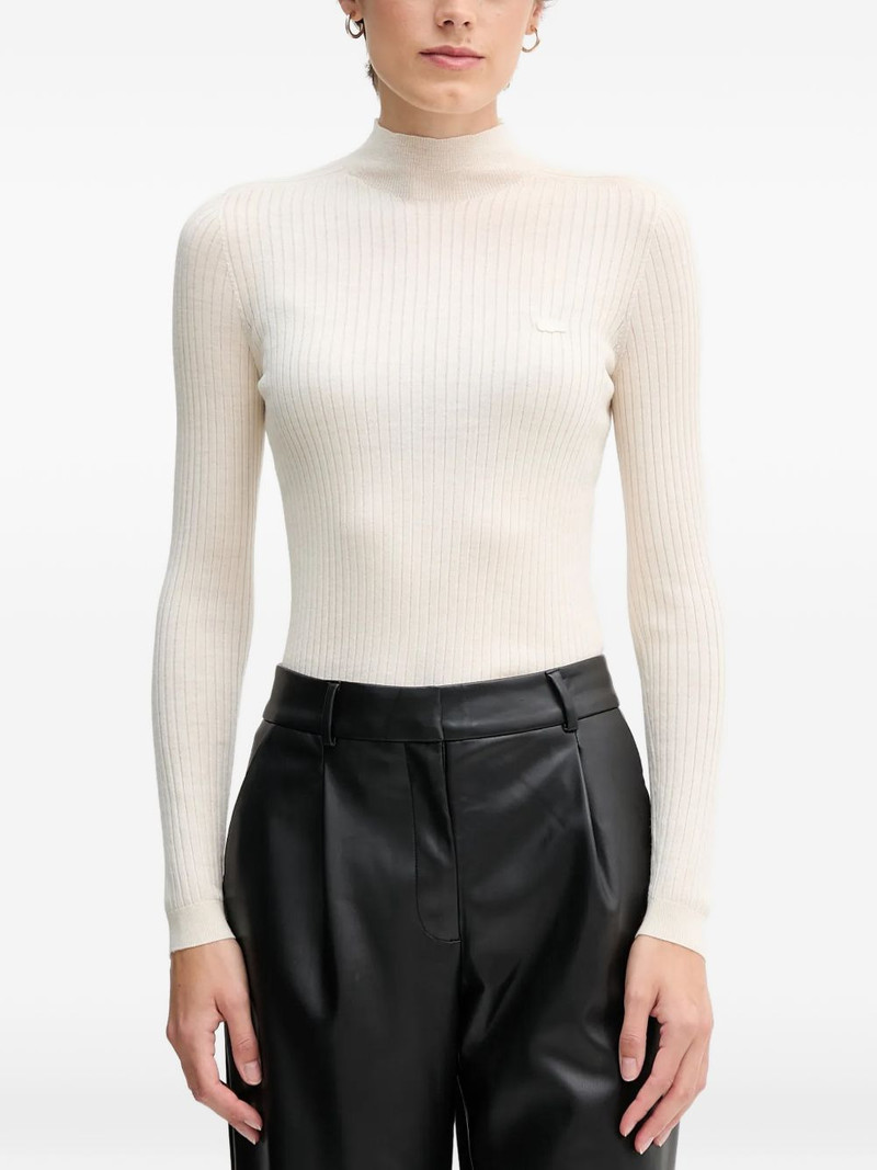 ribbed-knit sweater 1