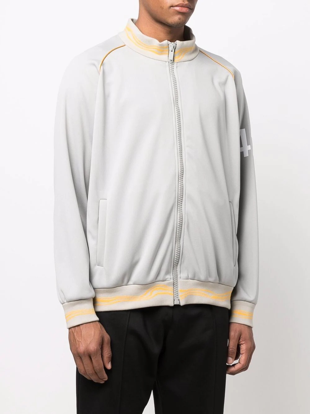 zipped track jacket - 3