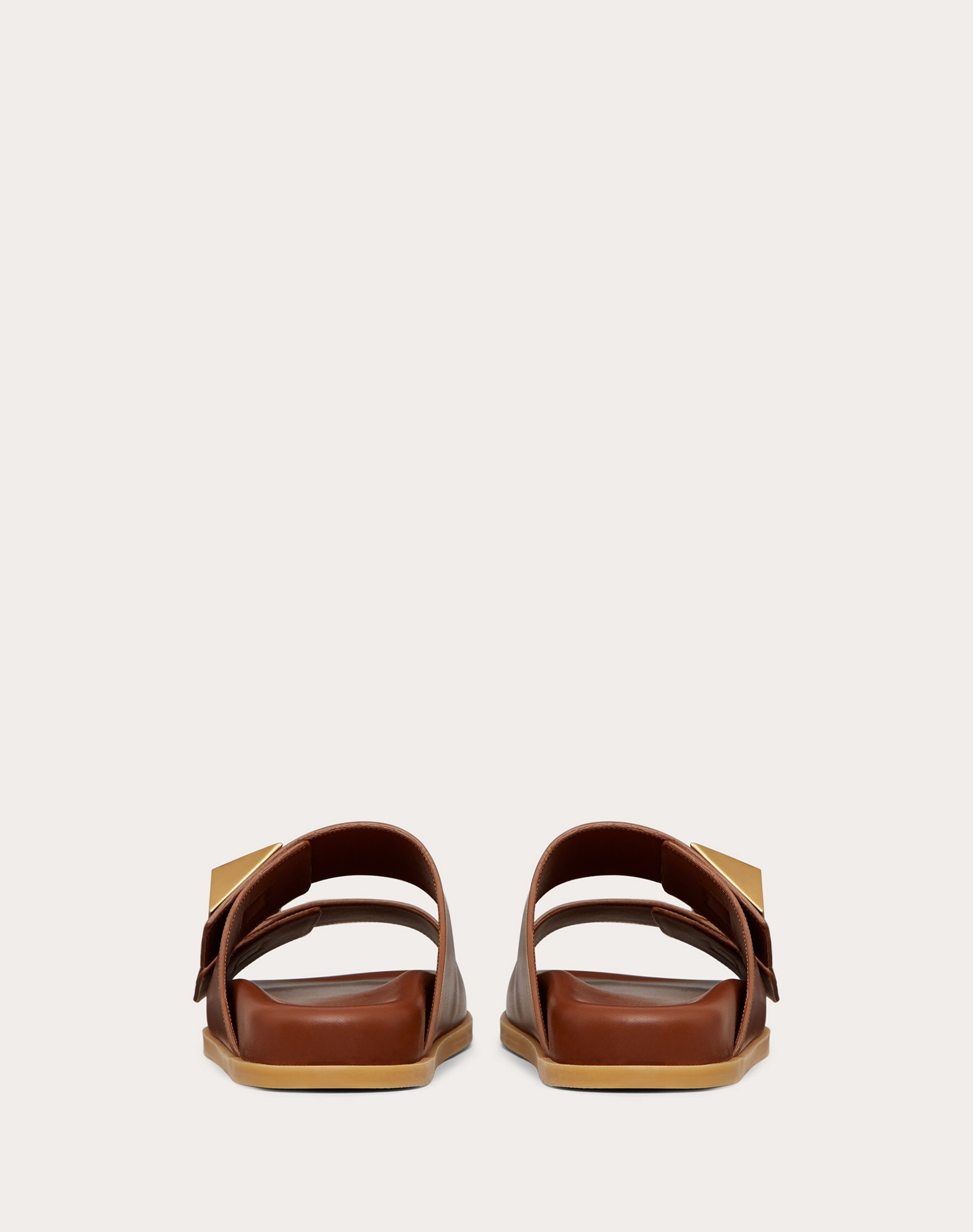 ONE STUD CALFSKIN SLIDE SANDAL - 3