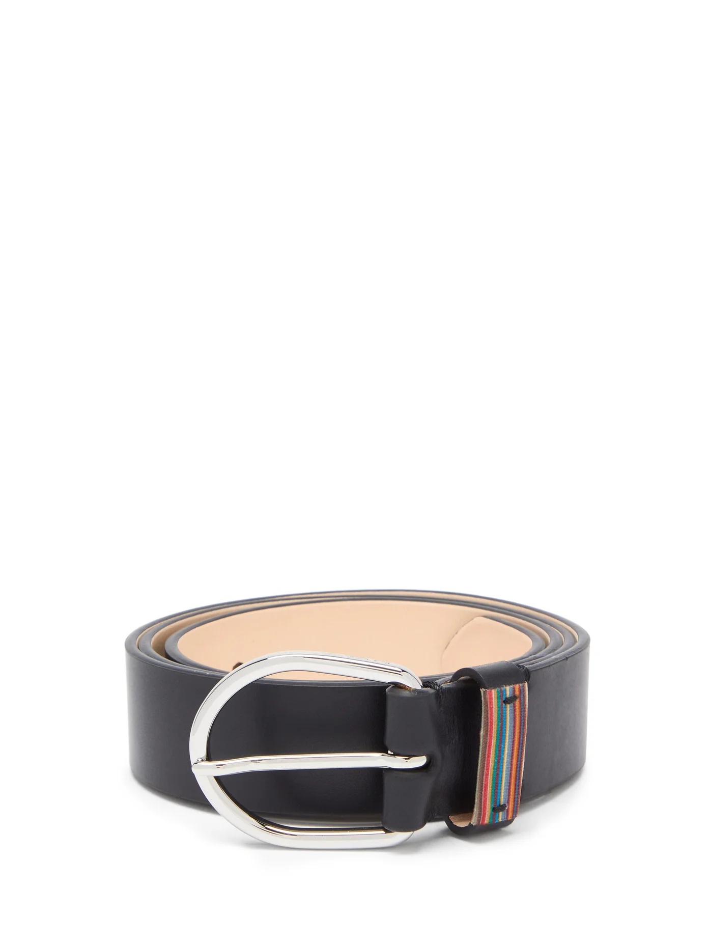 Artist Stripe leather belt - 1